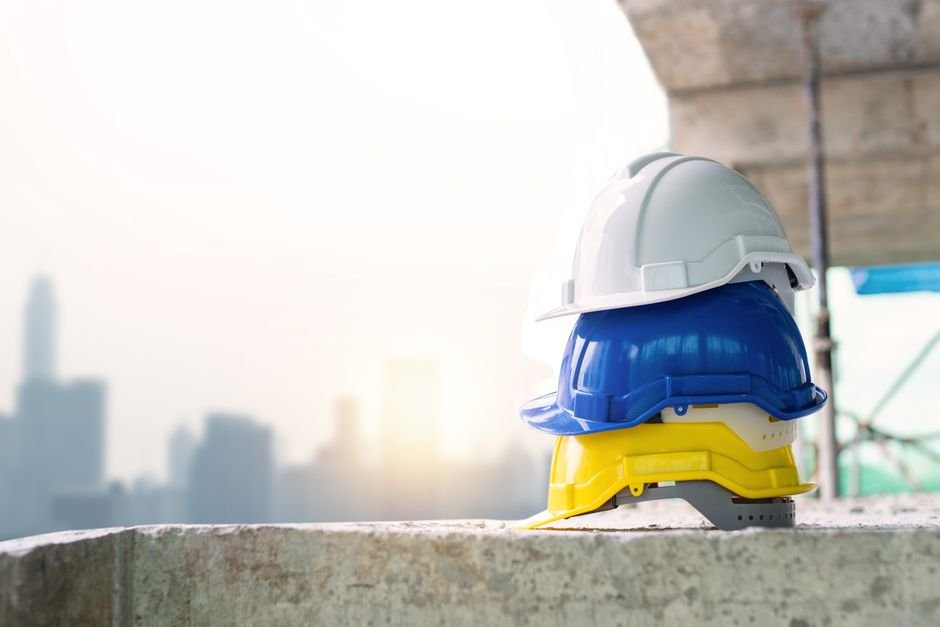 Blue Safety Helmet