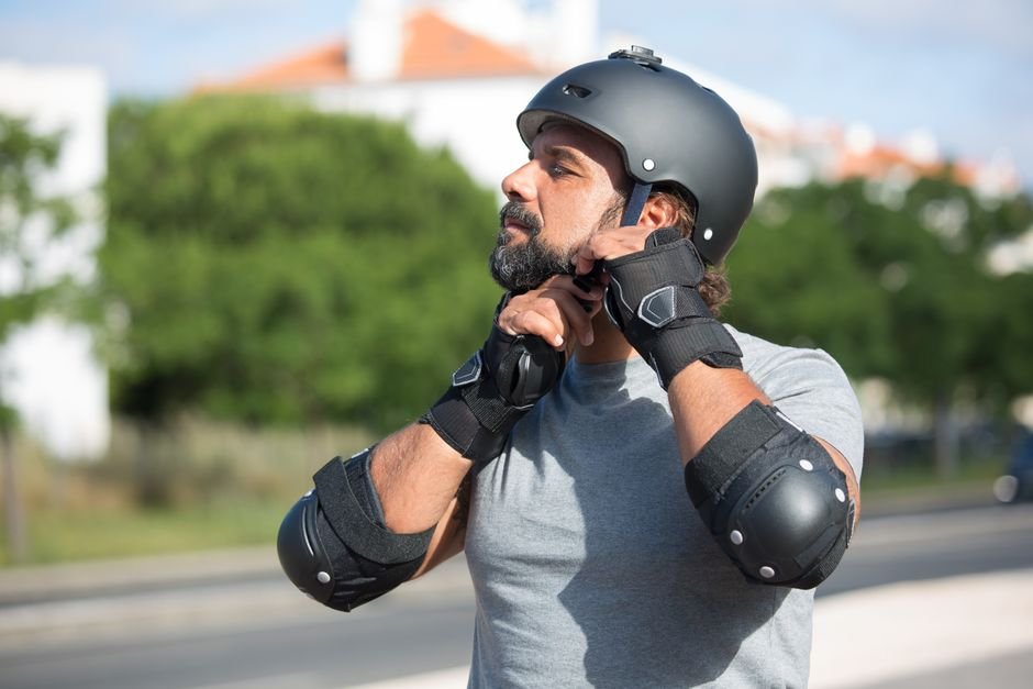 Safety Helmet with Chinstrap